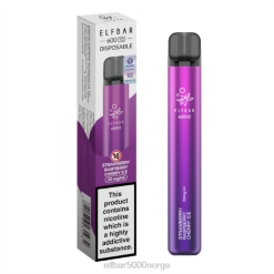 ELFBAR 600V2 engangs vape jordbær bringebær kirsebæris - Elf Bar Norge 4D8018