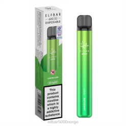 ELFBAR 600V2 engangs vape sitron lime - Elf Bar Norge 4D8015