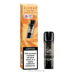ELFBAR ELFA PRO ferdigfylte belg - 2pk tropisk frukt - Kjøpe Elf Bar 4D8088