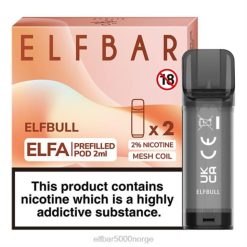 ELFBAR ELFA ferdigfylt pod (2 pakke) alv okse - Elf Bar Pris 4D80128