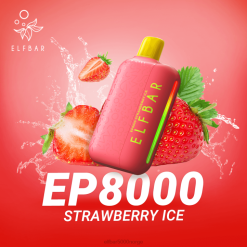 ELFBAR EP8000 engangs vape jordbæris - Elf Bar Pris 4D80317