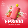 ELFBAR EP8000 engangs vape jordbæris - Kjøpe Elf Bar 4D80316
