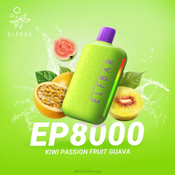 ELFBAR EP8000 engangs vape kiwi pasjonsfrukt guava - Kjøpe Elf Bar 4D80301