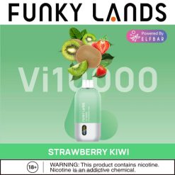 ELFBAR Funky Lands Vi10000 engangs vape jordbær kiwi - Elf Bar Pris 4D80389