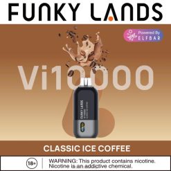 ELFBAR Funky Lands Vi10000 engangs vape klassisk iskaffe - Elf Bar Pris 4D80398