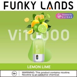 ELFBAR Funky Lands Vi10000 engangs vape sitron lime - Elf Bar Pris 4D80392