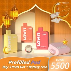 ELFBAR LOWIT 5500 forhåndsfylt pod blåbæris - Elf Bar Pris 4D80374