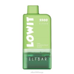 ELFBAR LOWIT 5500 forhåndsfylt podsett kiwi pasjonsfrukt guava - Elf Bar Norge 4D80360
