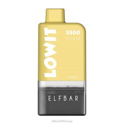 ELFBAR LOWIT 5500 forhåndsfylt podsett mango - Elf Bar Norge 4D80369