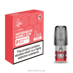 ELFBAR Mate 500 P1 ferdigfylte kapsler (2 pakker) vannmelon tyggegummi - Elf Bar Norge 4D80159
