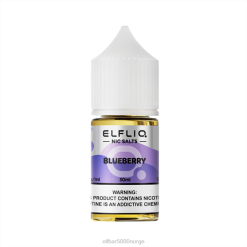Elf Bar Norge B44H11 - ELFBAR ELFLIQ Nic salt 30 ml blåbær
