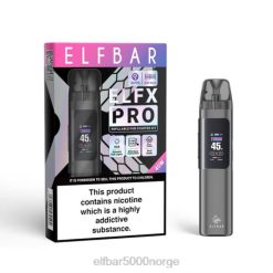 Elf Bar Norge B44H3 - ELFBAR ELFX Pro Åpne POD -enhet grå