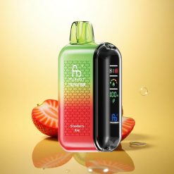 Fumot Tornado 20000 Puffs Jordbær Kiwi 850mAh Dual Mesh Coil