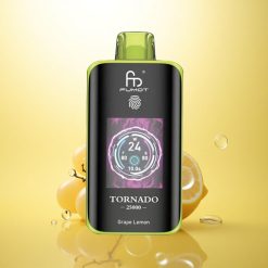 Fumot Tornado 25000 Puffs Drupe Sitron HD Skjerm 700mAh Type-C