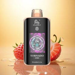 Fumot Tornado 25000 Puffs Jordbæris med 700mAh og 20ml