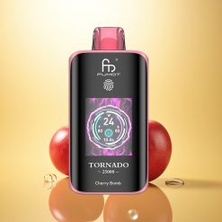 Fumot Tornado 25000 Puffs Kirsebærspreng 700mAh Type-C Skjerm