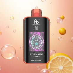 Fumot Tornado 25000 Puffs Rosa Sitronade med 700mAh og 5% nikotin