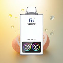 Fumot Tornado 35000 Puffs Blå Bringebær Is med Dual Mesh Coil og 700 mAh