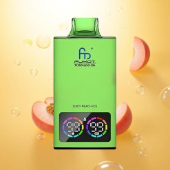 Fumot Tornado 35000 Puffs Saftig Fersken Is med Dual Mesh Coil og 700 mAh