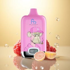 Fumot Tornado Digital Box 12000 Puffs Blåbær Bringebær Mesh Coil 550mAh