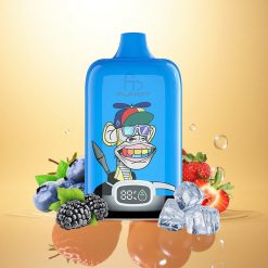 Fumot Tornado Digital Box 12000 Puffs Jordbær Drue Type-C 550mAh Mesh Coil